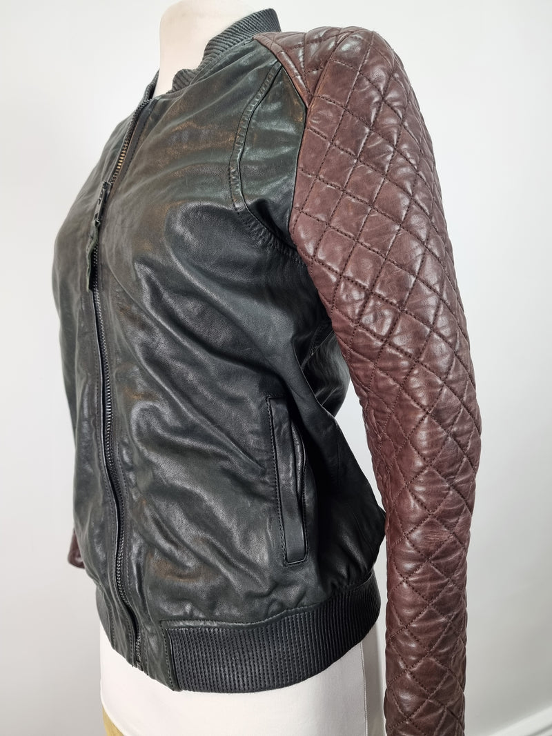 ALL SAINTS Leather Jacket Size M