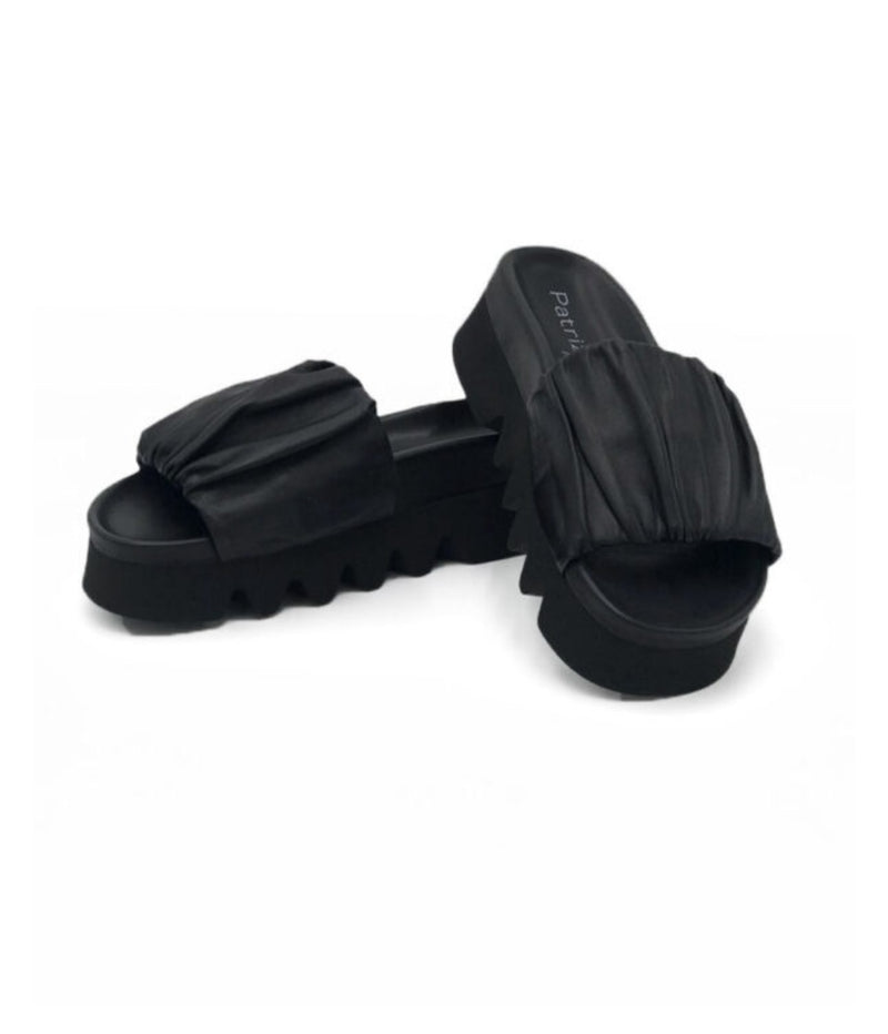 PATRIZIA BONFANTI Black Sliders Size 39