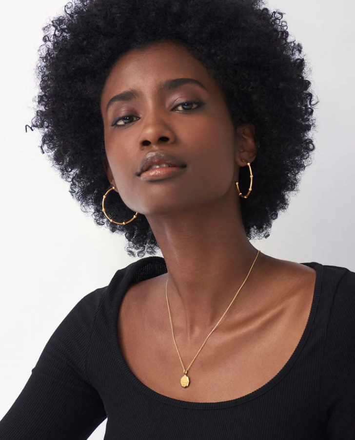 MISSOMA Gold Small Disc Necklace