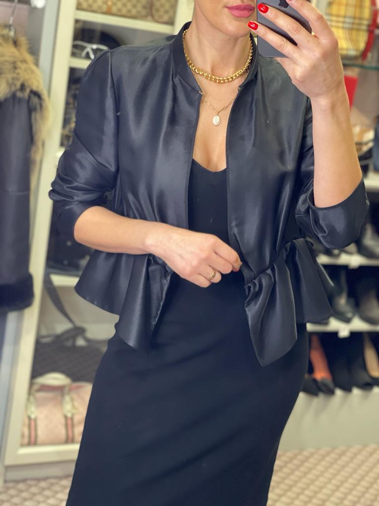 VICTORIA BECKHAM Peplum Jacket Size L