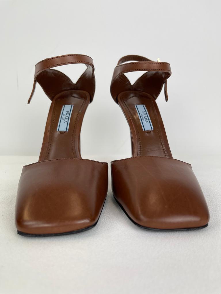 PRADA Ankle Strap Heels Size 5.5 UK