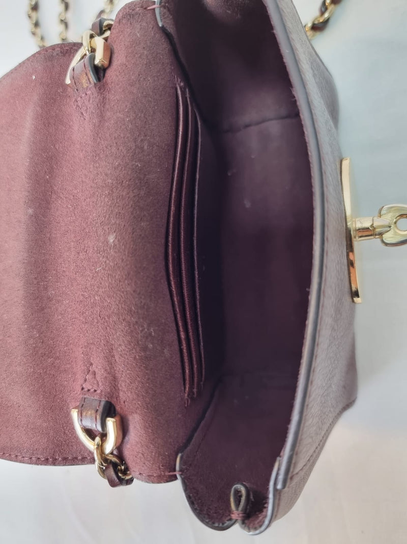 MULBERRY Oxblood Mini Lily