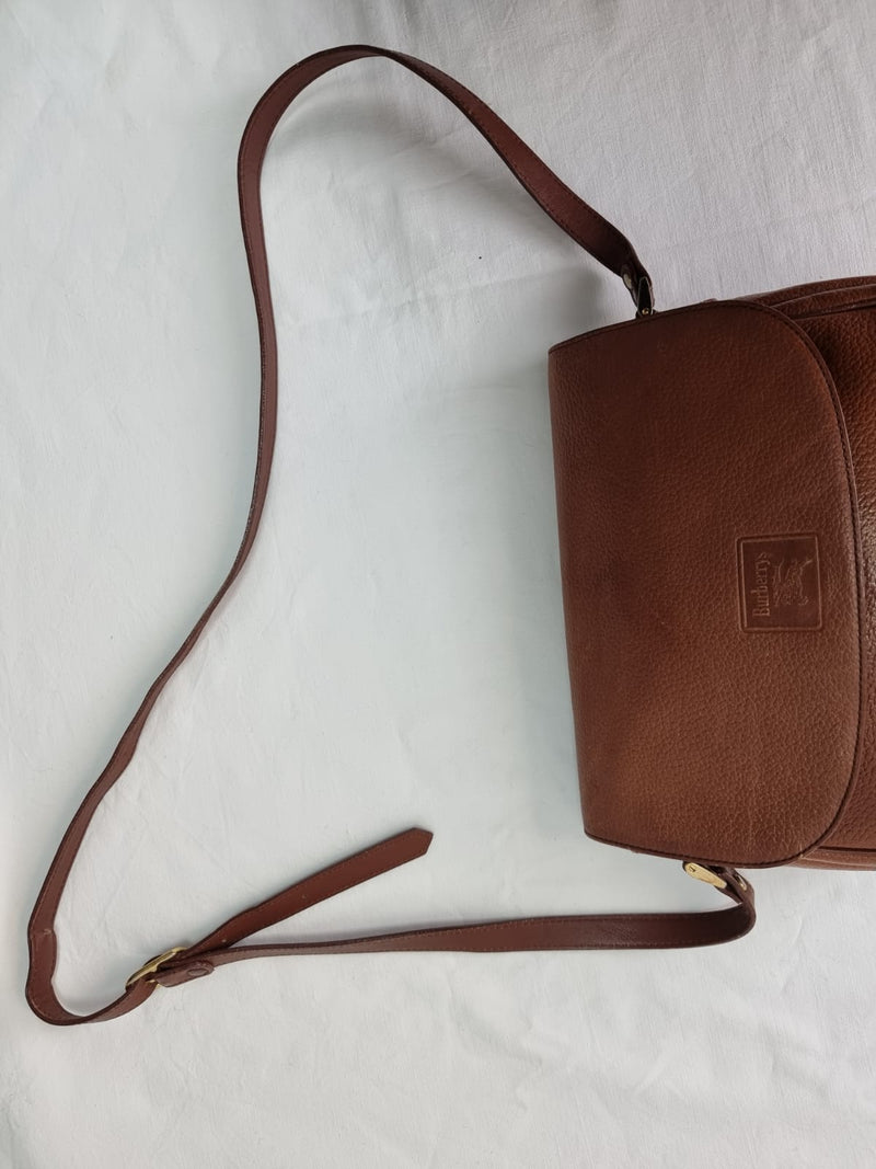 BURBERRYS Tan Shoulder Vintage CrossBody