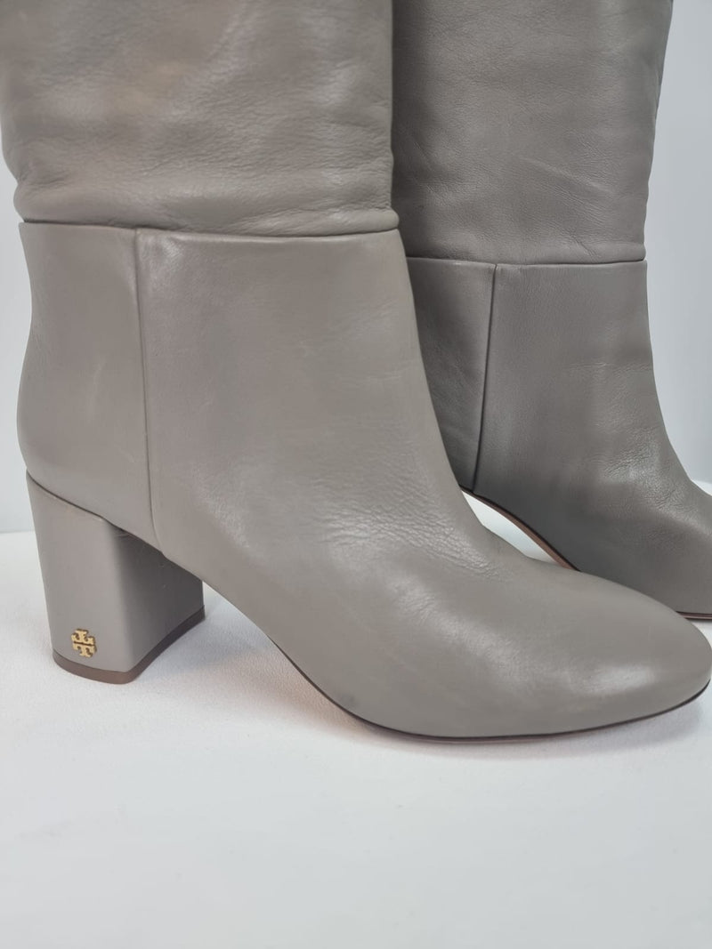 TORY BURCH Taupe Knee High Boots