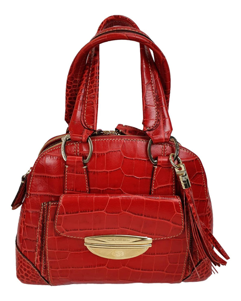 LANCEL Adjani Top Handle Bowler Bag