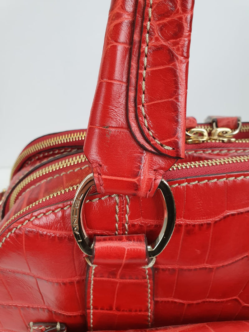LANCEL Adjani Top Handle Bowler Bag