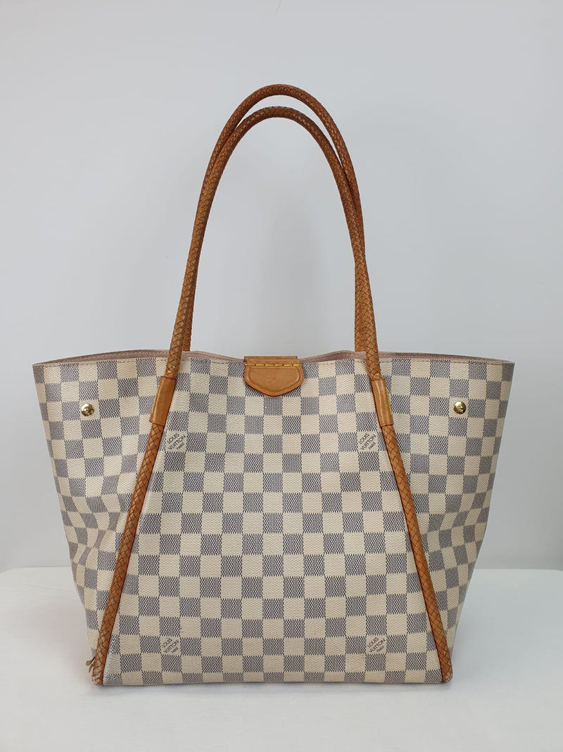 LOUIS VUITTON Propriano Damier Azur Canvas Tote