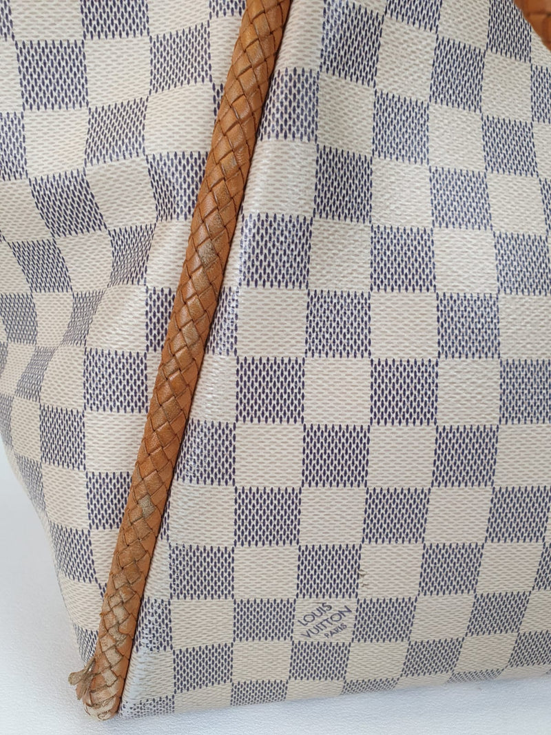 LOUIS VUITTON Propriano Damier Azur Canvas Tote