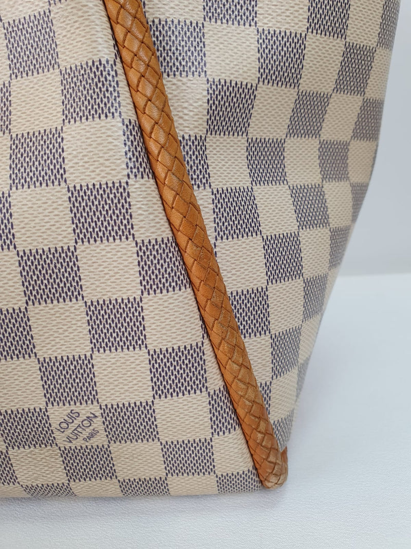 LOUIS VUITTON Propriano Damier Azur Canvas Tote
