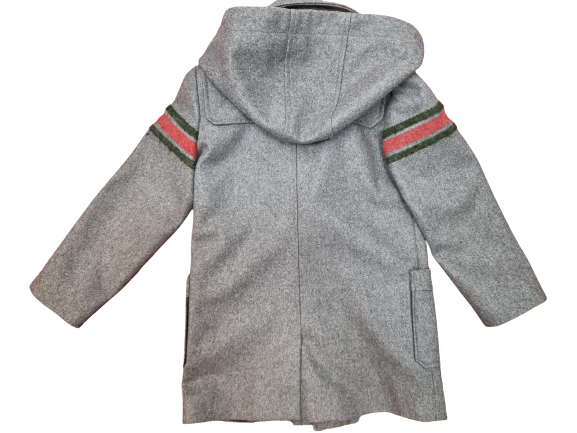 GUCCI Grey Wool Kids Coat