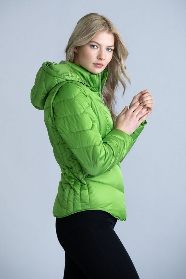 MARBLE Lime Green Gilet & Jacket Size S
